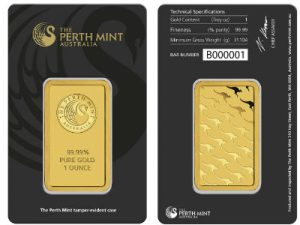شمش طلای Perth Mint